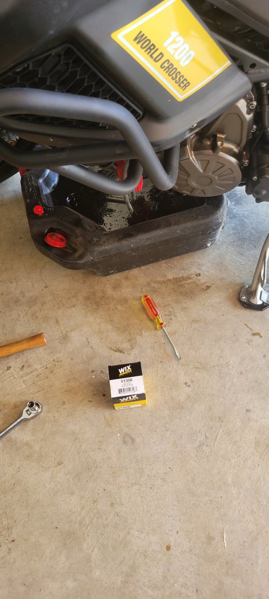 the_daddyrabbit's tweet image. When you figure out mid oil change that the filter you bought is the wrong one. 🥺🐇 #backtothestore