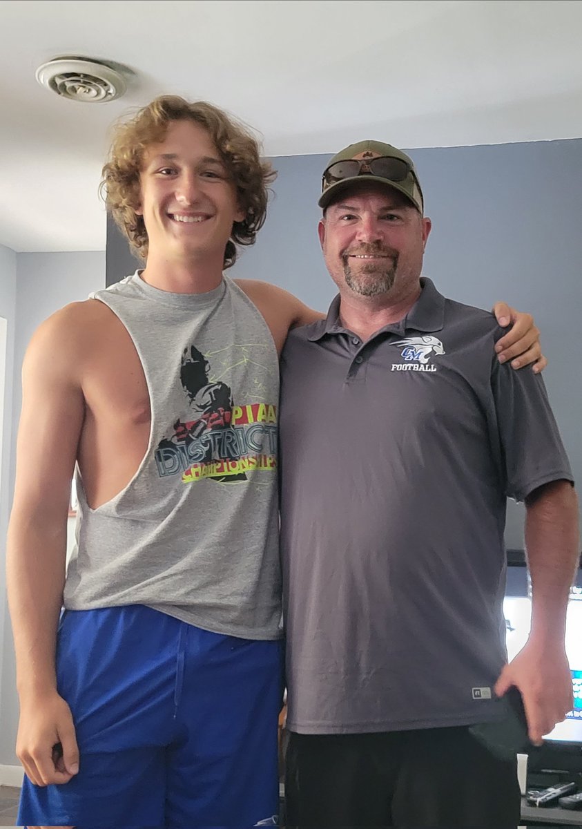 Nice of coach <a href="/shawn4670/">shawn hale</a> to stop by to say goodbye to <a href="/BrettGerlachQB/">Brett Gerlach</a> before he takes his football skills to Massachusetts