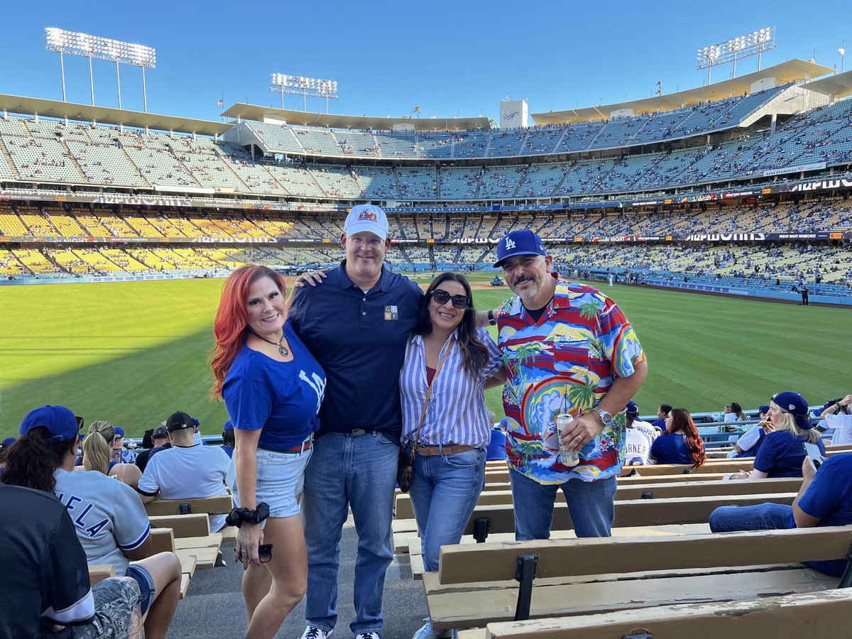 Great time with friends #VinScully #Dodgers ⁦@galleg000s⁩ ⁦@dodgers_trolley⁩ ⁦@Sajiah⁩