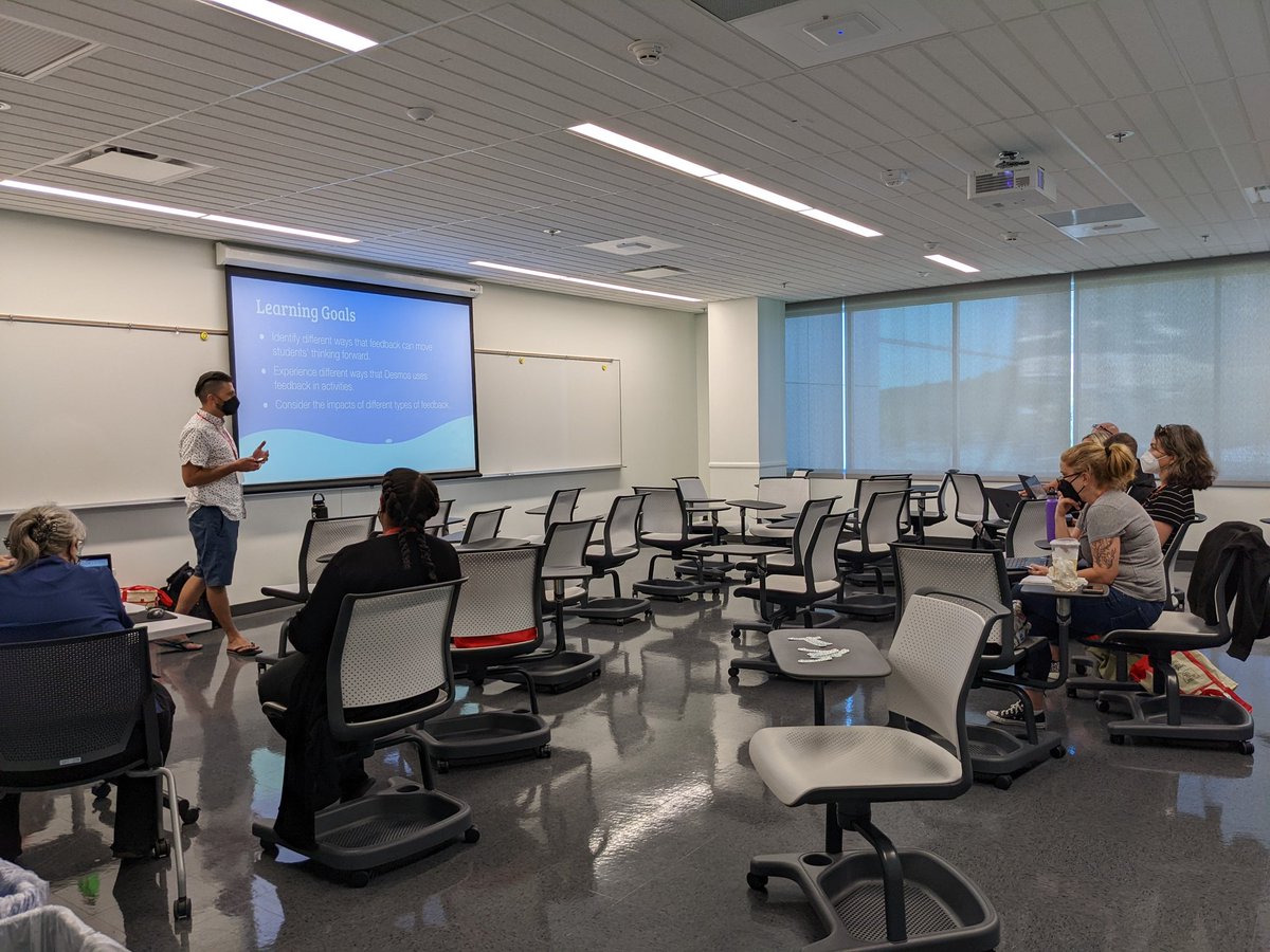 GSDMC1's tweet image. Last sessions of the day are really highlighting how to bring S thinking into the forefront. Great discussions about routines to elevate S voices with @MathTransform Richie and Andy. Plus, feed back in @Desmos with @danluevanos and @nhoskee