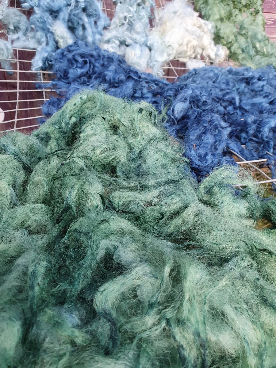 ShropshireWay's tweet photo. #Indigo and (mostly) #Cotswold #Wool
#SaturdayProject https://t.co/YMyDZfFEYO