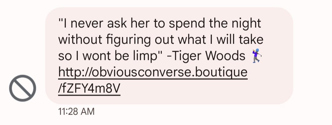 According to some anonymous texts I've received at some point before his fatal car crash Tiger Woods was all about helping guys with their erections. Couldn't stop talking about it.