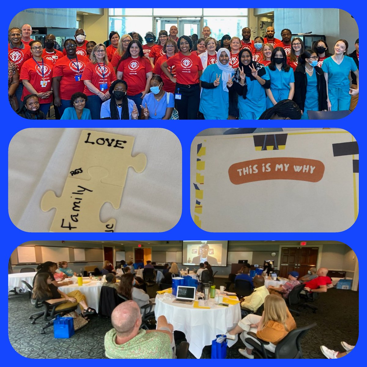 This week, I was inspired to be a Champion for my students and staff. I will not pray for a lighter load, but for a stronger back!💪 Student Success is our Non-Negotiable. Thank you <a href="/pmubenga/">Pascal Mubenga, PhD.</a> and <a href="/Principal_EL/">Salome Thomas-EL, Ed.D</a> for your motivating words and expertise during our staff retreat.