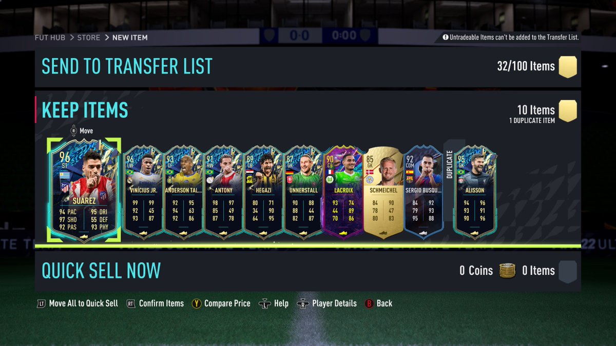 deadheadzFC's tweet photo. was your 85+ x10 as cracked as this. #mywaygaming #theentourage #FIFA22 #easports #Football https://t.co/vAeAcUx00B