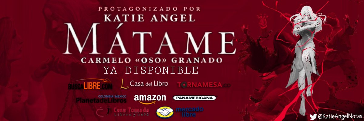 #KatieAngelNotas
Es Oficial!!⛓️"MÁTAME"❤️‍🔥el libro📕 escrito por <a href="/ItsOsoTV/">ItsOsoTV</a> y protagonizado por <a href="/IamKatieAngel/">Katie Angel</a>
Ya está disponible ordena tu libro📕 #Mátame ❤️‍🔥aquí👇 planetadelibros.com.co/libro-matame/3…
 
#ItsOsoTV #OsoWorld #KatieAngel  #MátameElLibro #CarmeloGranado #LibroMátame