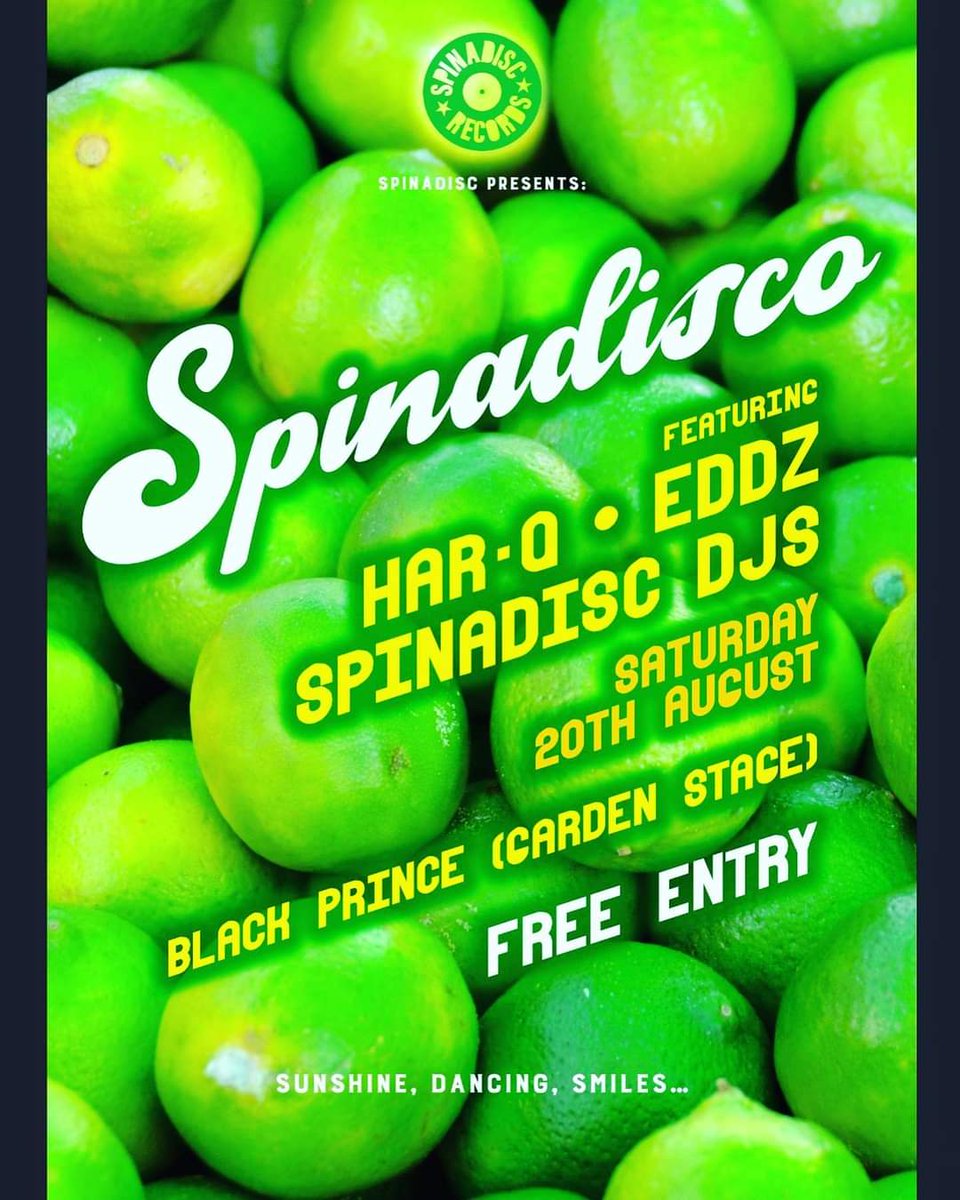2 weeks today! 
Har-Q and <a href="/Eddzmusicuk/">Eddz</a> are going to kill it !   
We'll be DJing before, during and after.   
We can't wait! ❤️
<a href="/blackprincenn/">The Black Prince</a>
#northampton