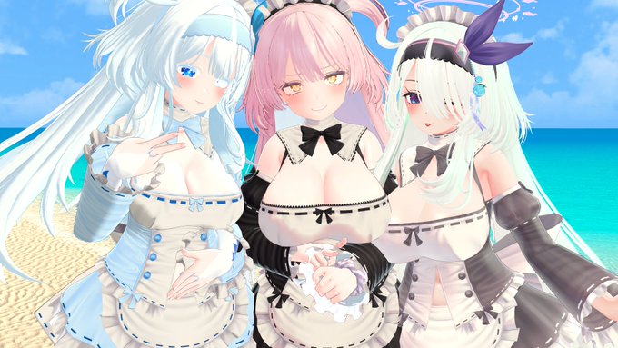 ゆきんこさん&amp;ゆきさんとメイド合わせ! 