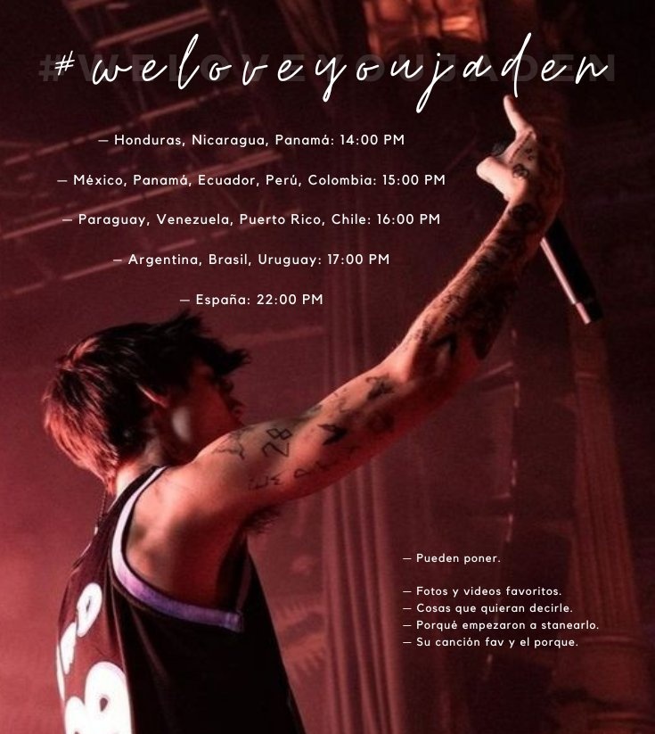 jxdnChile's tweet image. MAÑANA! 

Estará este # para demostrarle todo el amor a nuestro chico, contamos con su ayuda! 🤎