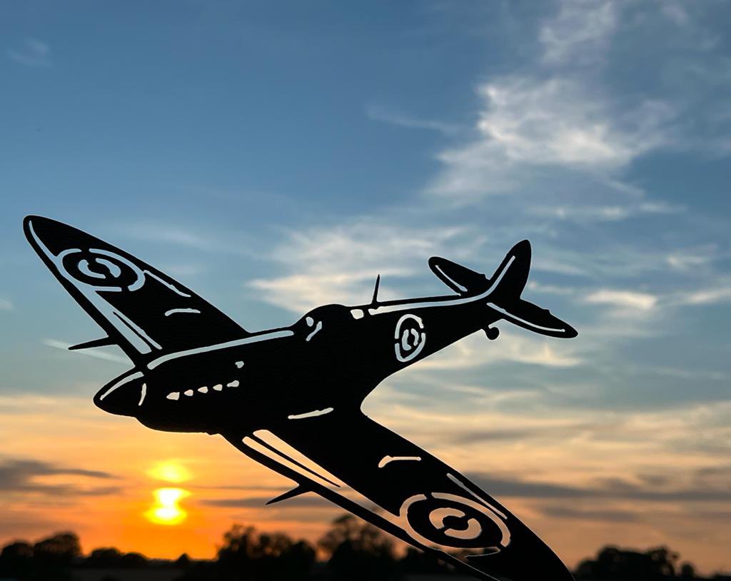 As the sun goes down tonight in Hannington the last Spitfire comes home