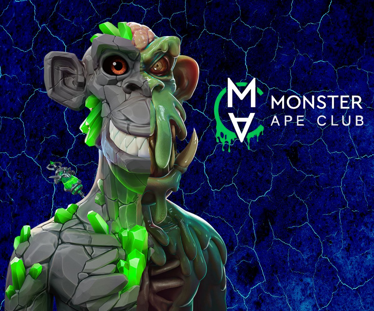 WellSee68610050's tweet photo. @HachiGem @monsterapeclub !!! 👀
Want to be part of...
-Off Chain Staking 🔒
-Mutant Monster Apes 🧪
-Our partnership with the upcoming P2E games @kryxivia AND @DomiOnline ⚔️
See you in the discord!!! 🤝 https://t.co/cBqxF4r5TE