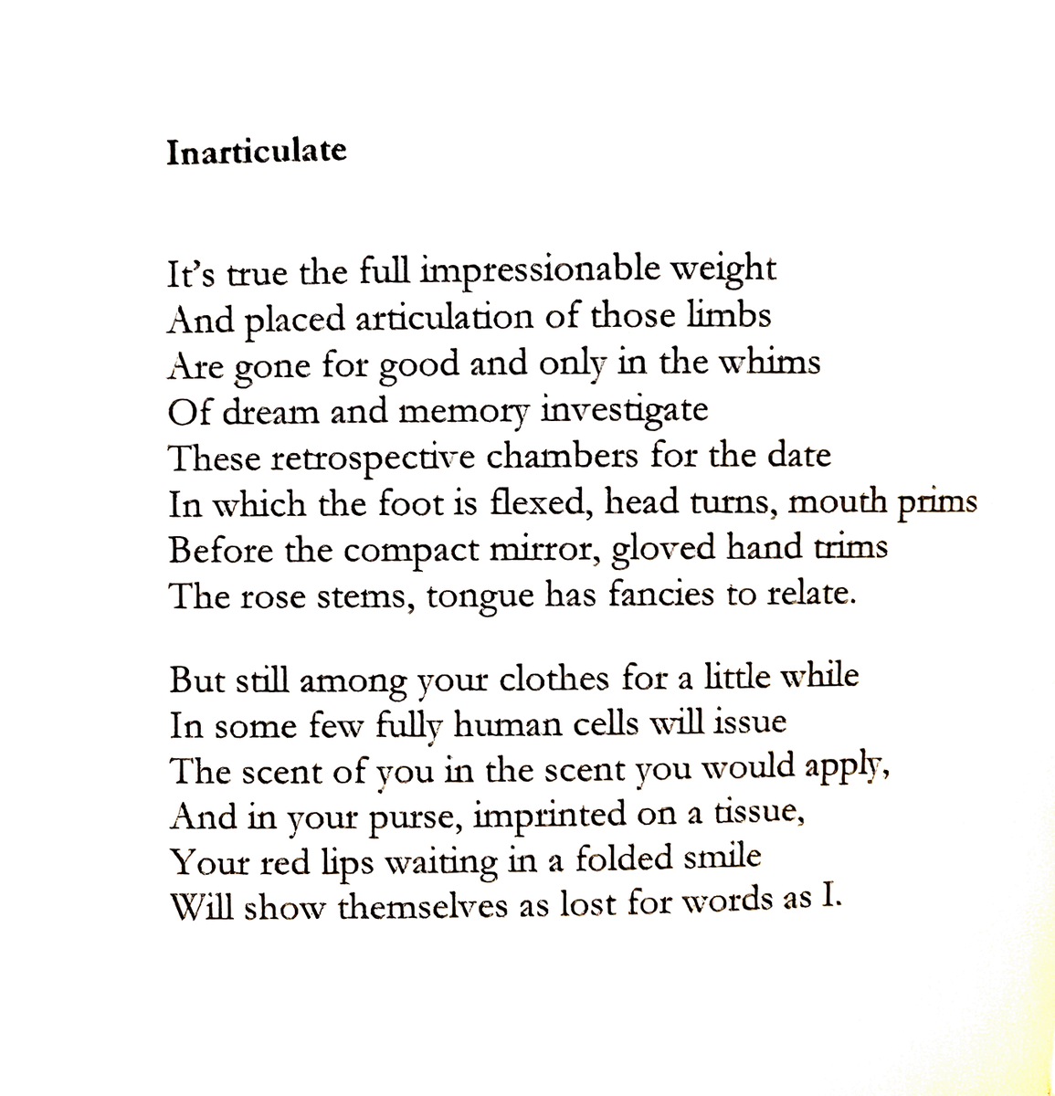 MyersBurt's tweet photo. Day 6 — "Eldershaw," by Stephen Edgar, who is one of my favorite poets.
#thesealeychallenge #TheSealeyChallenge2022 https://t.co/zpOpg0FcHY