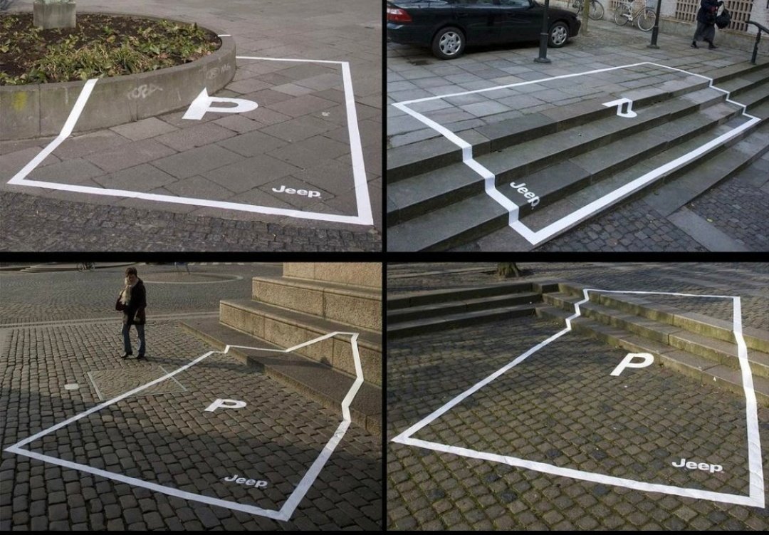 Low cost, maximum potential.

Guerrilla #marketing done right in Denmark by <a href="/Jeep/">Jeep</a>👌🏽

Influenced by Birmingham drivers 🤣