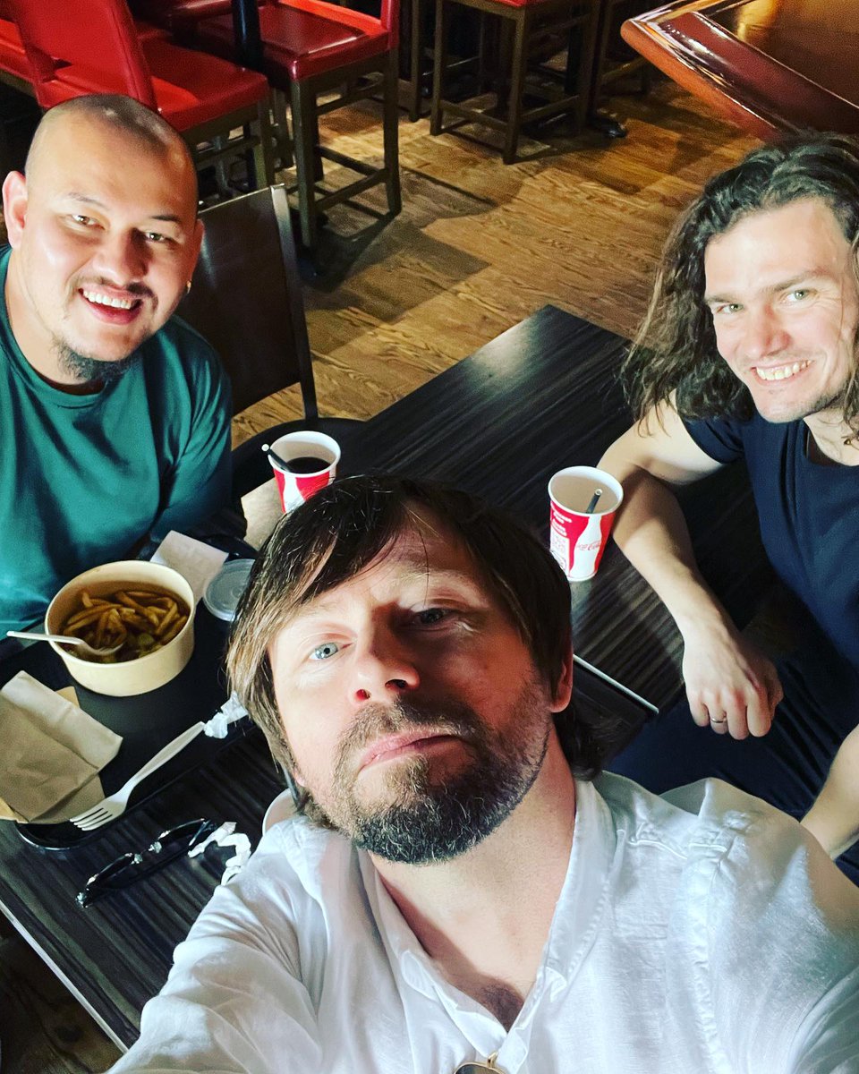 Rocking a quick poutine on our way to @donnaconabluesfest … Tour has been amazing so far. Hope to see you there :-) #lachydoley #bluesfest #bluesfestival #musicfestival 📸 instagram.com/p/Cg7pz37hNW-/