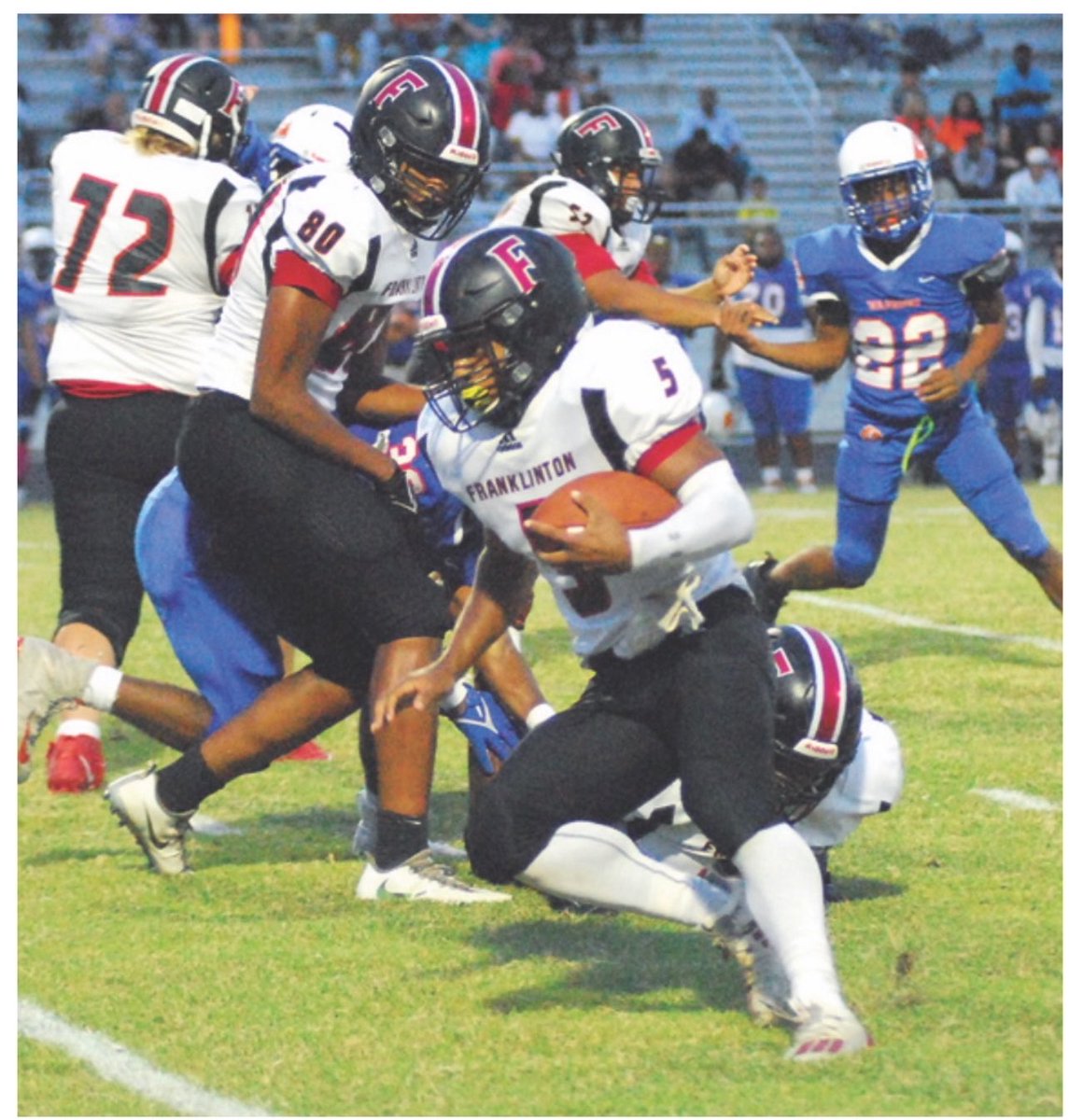 RB95NXTTOPREC's tweet photo. Welcome to the Next Top Recruiting Team Jalen Ibrahim! 5’8��� 190 pound running back! Attends Franklinton High School in North Carolina! Also runs a 4.4 forty yard dash! Very elite speed! Looking forward to a big year from this guy!! ⁦@jalenibra⁩ https://t.co/sStj6H1wH7