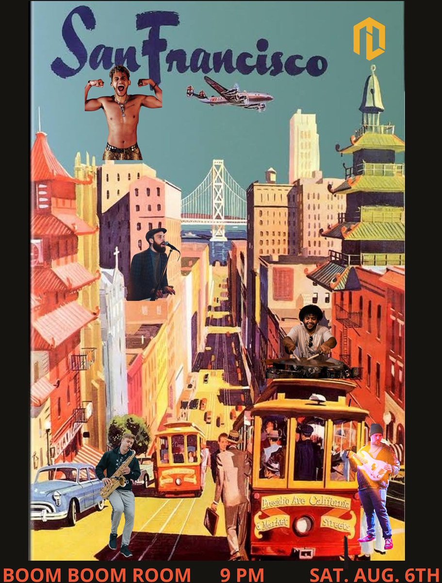 MarshallLawBand's tweet image. We in SF TONIGHT at the @BoomBoomRoomSF Party starts at 9 🗣🌉⚡️Bay Area Fam pull up on us/ send your people we activated 🚀🚀🚀