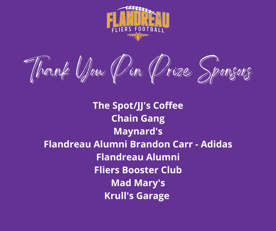 Thank you for helping us put on a great fundraiser for our program!