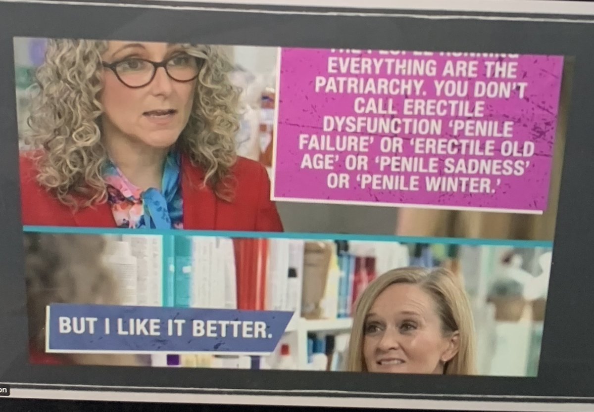 Let’s change it to “end stage penis” 

If you don’t call it this. Stop saying vaginal atrophy. 

<a href="/DrJenGunter/">Jennifer Gunter</a> teaches us that language matters