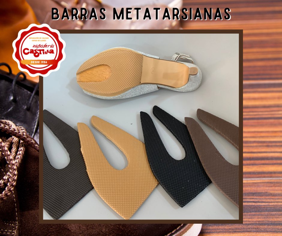 CastillaZapa's tweet image. 🦶BARRAS METATARSIANAS 👠 

Evita el dolor 

Protege los huesos del metatarso

Se adapta a todo tipo de suela

Material microporoso y ligero