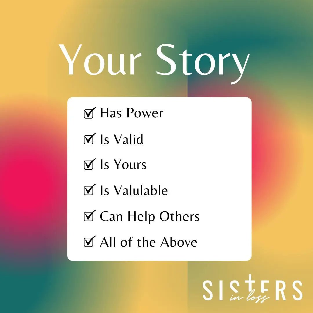 Your Story Matters!

Ready to share your story?

Go to sistersinloss.com to become a podcast guest.