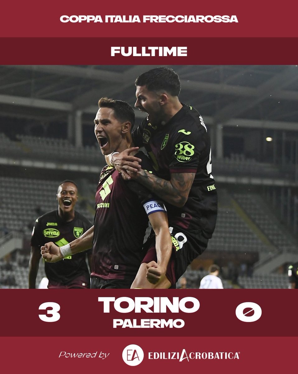 Buona la prima 💪🔥

#TorinoPalermo [3-0]
#SFT