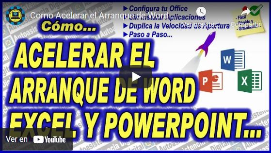 Como Acelerar el Arranque de Word Excel y PowerPoint – Autoasistencia Digital autoasistenciadigital.com/acelerar-el-ar… a través de <a href="/AutoasisDigital/">Autoasistencia Digital</a>  #AceleraraWord #AcelerarExcel #AcelerarPowerPoint #AcelerarOffice #OfficeTips #OfficeTrucos