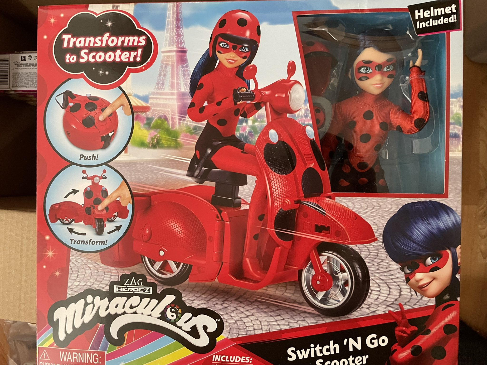 SomeRandomName on X: My miraculous ladybug Switch N Go Scooter