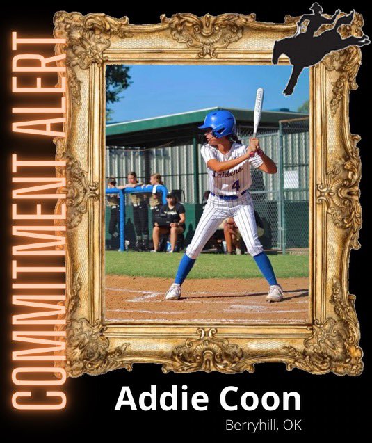Connors Softball (@connorssoftbal1) on Twitter photo Berryhill, Oklahoma is home to our newest Cowgirl. Welcome outfielder Addie Coon to the family! #LetGo23s #Family <a href="/addiecoon04/">addie coon</a> Berryhill, Oklahoma is home to our newest Cowgirl. Welcome outfielder Addie Coon to the family! #LetGo23s #Family <a href="/addiecoon04/">addie coon</a>