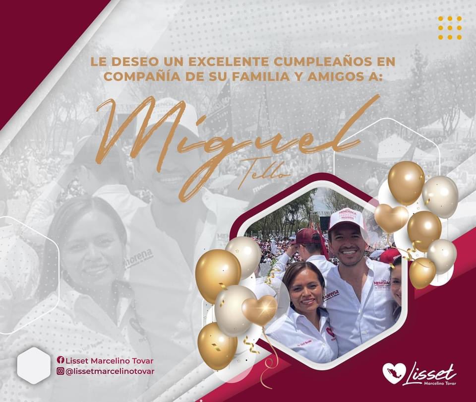 Amigo <a href="/mtellov/">Miguel Angel Tello</a>, te envío mis felicitaciones y te deseo un excelente día. 

¡Muchas felicidades! 🎉