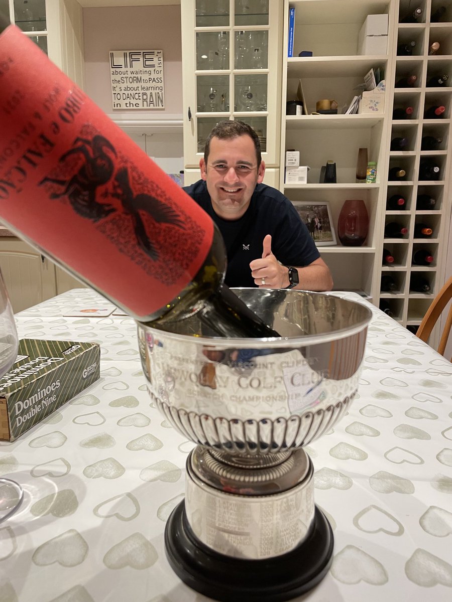 stevoaceeng's tweet photo. Finally get to celebrate with the new ⁦@NewquayGC⁩ club champion after a busy few weeks⛳️🏆👍🍷 https://t.co/NSKVHqNPQI