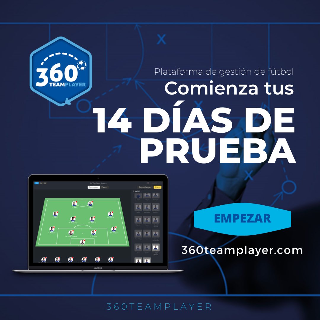 360TeamPlayer's tweet photo. Comienza la temporada controlando todas tus sesiones, partidos y plantilla desde el primer día! ✅💻⚽️ https://t.co/WDDhaHzgAk