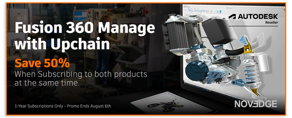 Novedge's tweet photo. Savings on #Fusion360 ENDING TODAY! #AutodeskPromo #Autodesk https://t.co/cebSKjaMRN https://t.co/acuGnmPFuf