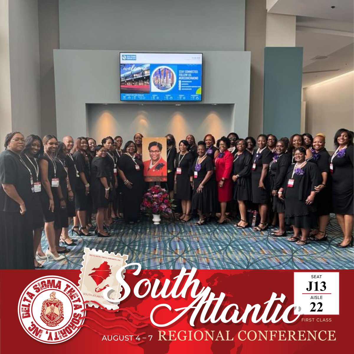 We know that Soror Hickmon is still with us as we gather in the region where she began her Delta journey. ❤

Special shoutout to the Alpha Xi Chapter! 
#HickmonLegacy #DST1913 #DSTRC2022 #SARC22