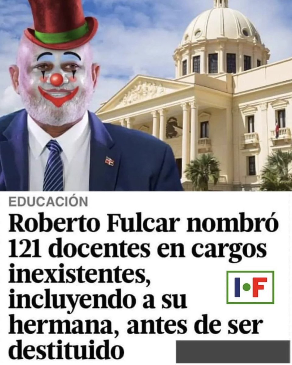 bailadordetango's tweet photo. Este ministro de @luisabinader el flamante @RobertoFulcar se iba a llevar el ministerio de @EducacionRDo completo … lo importante es que el no roba motol!! https://t.co/9Ob3zcWKJS