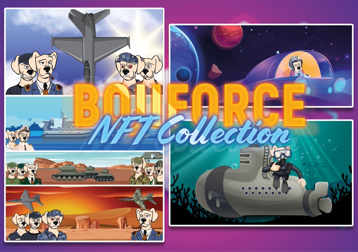 BojiToken's tweet photo. @BojiForce NFT Collection is coming soon!

Check it out👇

@BojiSpaceForce @BojiAirForce @BojiLandForce @BojiNavyForce 

#NFT #BojiForce https://t.co/EagZJq2Kme