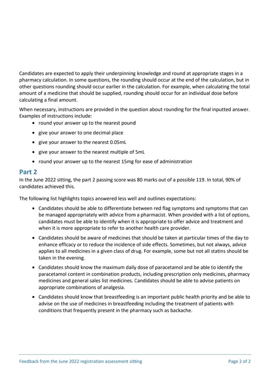 Babir1981's tweet photo. Feedback from the June @TheGPhC Registration Assessment https://t.co/inq5UhFU6S