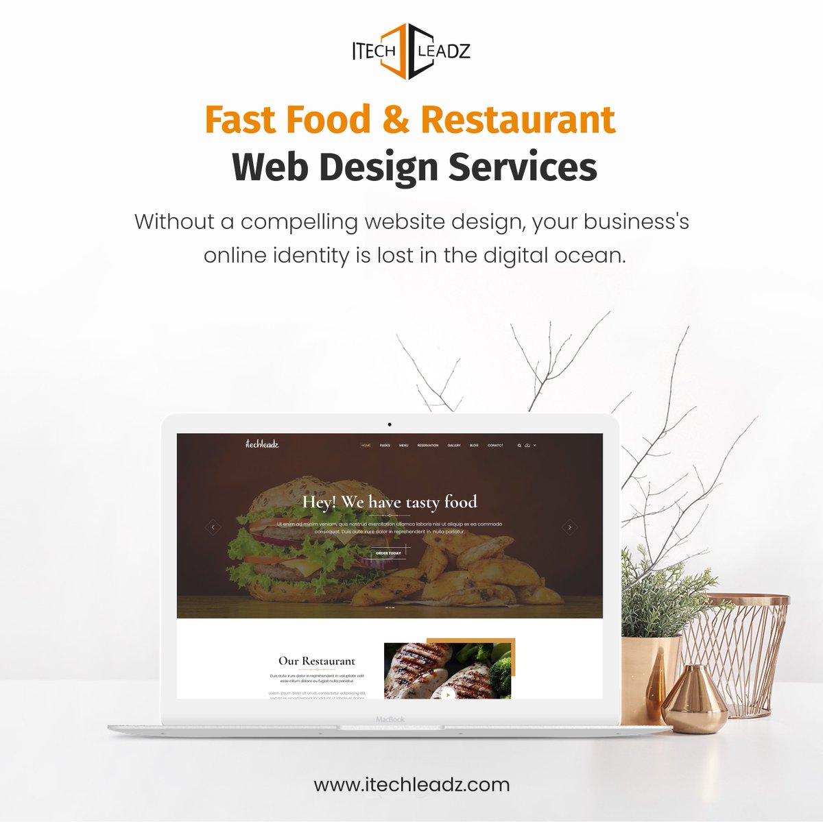 itechleadz's tweet photo. Fast Food or Restaurant Web Design Services.
We offer Web Design &amp; Development services at Upwork(the world's most secure work marketplace).
Contact Us: https://t.co/RdpkH0ZS9k
Call Us PK: +92 300 1331355
#itechleadz
#websitedesign
#websitedevelopment
#restaurantwebsite https://t.co/JrEEZbnnSY