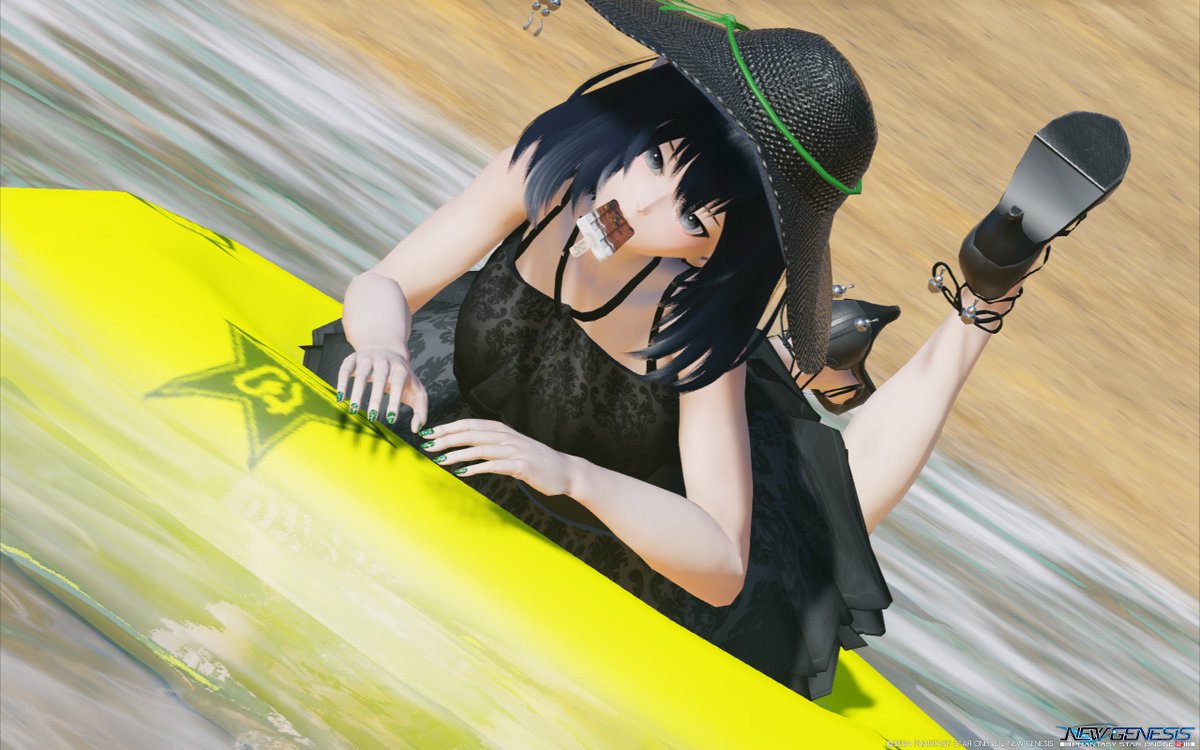 kawane_kiiro's tweet photo. Photoshoot of Liu Lin in the new swimsuit, as seen on the new episode of CENTRAL! 💚
I added extra accessories of course!
#PSO2NGS #PSO2NGS_SS #PSO2NGS_NPC https://t.co/b9yLJ5XuPY