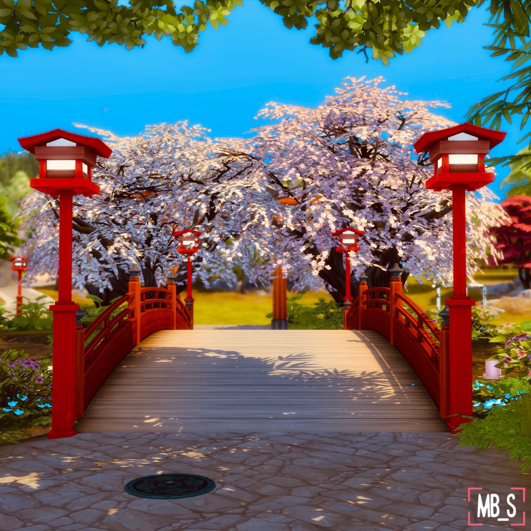 Maysbat_'s tweet photo. I made a park as a part of #SakuraInBloomCollab hosted by @kindaaanime 🌸
#TheSims #TheSims4 #sims #sims4 @TheSims https://t.co/NDFbgrbxIn