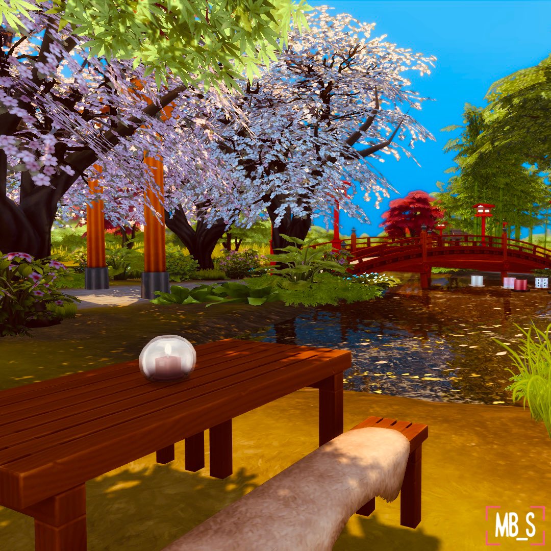 Maysbat_'s tweet photo. I made a park as a part of #SakuraInBloomCollab hosted by @kindaaanime 🌸
#TheSims #TheSims4 #sims #sims4 @TheSims https://t.co/NDFbgrbxIn
