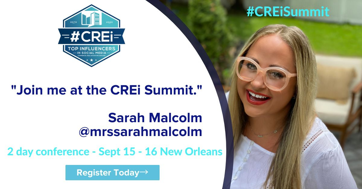 Join me at the CREi Summit. #CREiSummit #Event #CRE #NewOrleans Register: ed.gr/d5wgu