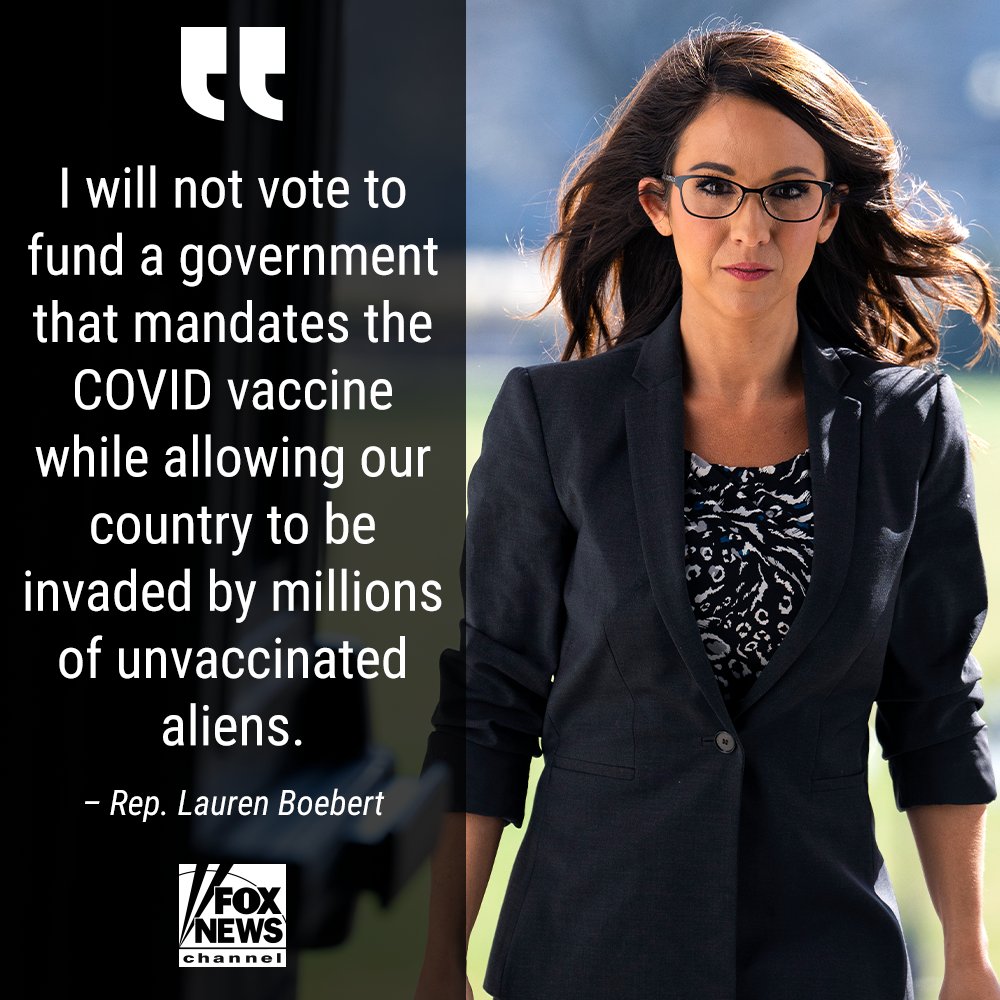 FoxNews's tweet photo. 'WE'RE READY FOR BATTLE': Rep. @laurenboebert vows to shut down Biden's bureaucrats. https://t.co/Q8iwXIXcVr https://t.co/hzqvRYtsQ9