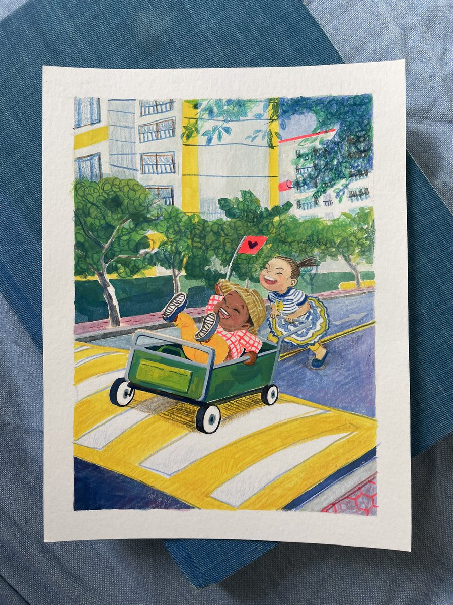 HoneeJ_illo's tweet photo. It’s summer time! 🫧✨✈️ 🌳 https://t.co/htfWXThZiA
