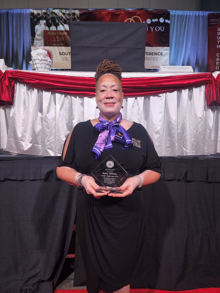 SACDST1964's tweet photo. 🏆Congratulations Soror Robin Whitley for receiving the Dorothy Height Legacy Award during today’s Social Action Luncheon at the Sensational South Atlantic Regional in Richmond, Virginia. We see the 22 in you!🔺❤️🔺❤️🔺❤️🔺❤️🔺️❤️🔺️❤️🔺️❤️🔺️❤️🔺️❤️
#SARC22  #DST1913 https://t.co/Tn8dcUmhKD