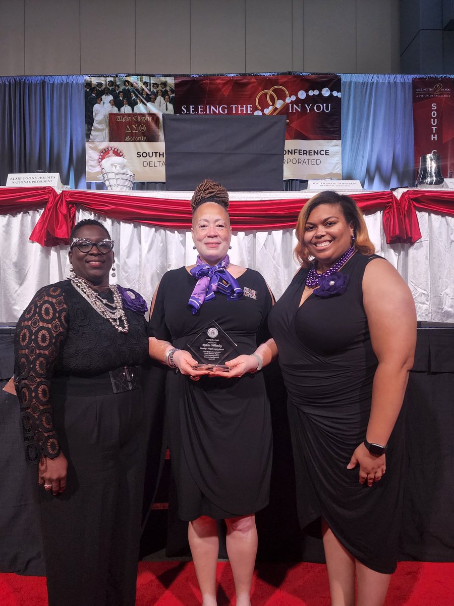 SACDST1964's tweet photo. 🏆Congratulations Soror Robin Whitley for receiving the Dorothy Height Legacy Award during today’s Social Action Luncheon at the Sensational South Atlantic Regional in Richmond, Virginia. We see the 22 in you!🔺❤️🔺❤️🔺❤️🔺❤️🔺️❤️🔺️❤️🔺️❤️🔺️❤️🔺️❤️
#SARC22  #DST1913 https://t.co/Tn8dcUmhKD