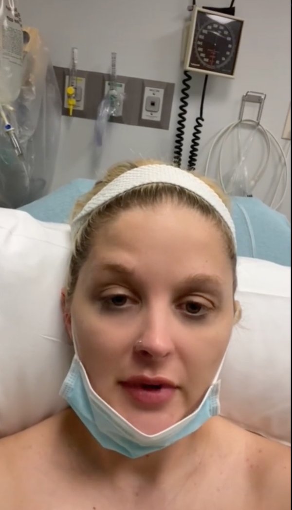 She has documented many of her hospital stays.