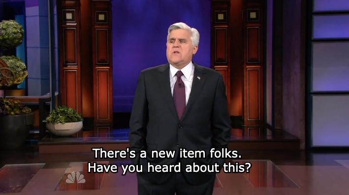 ChrisStephensMD's tweet photo. RPG Jay Leno https://t.co/cftZSNo7X4