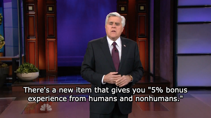 ChrisStephensMD's tweet photo. RPG Jay Leno https://t.co/cftZSNo7X4