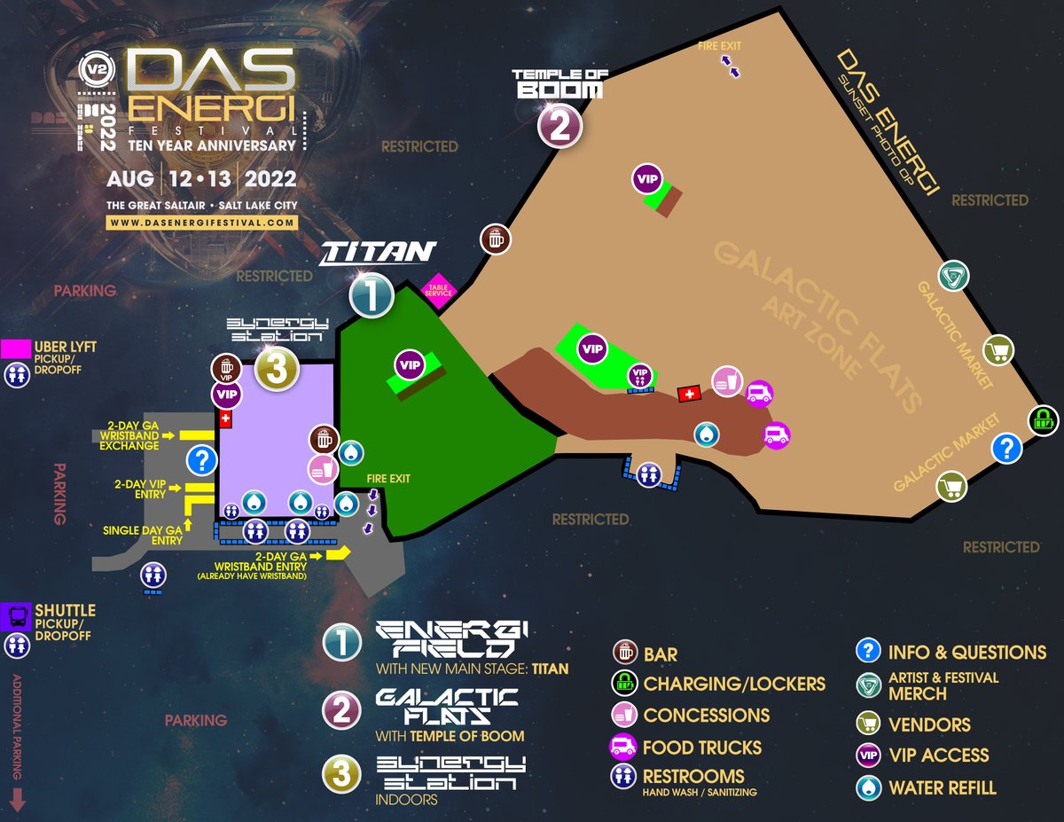 Das Energi Festival 2022 map