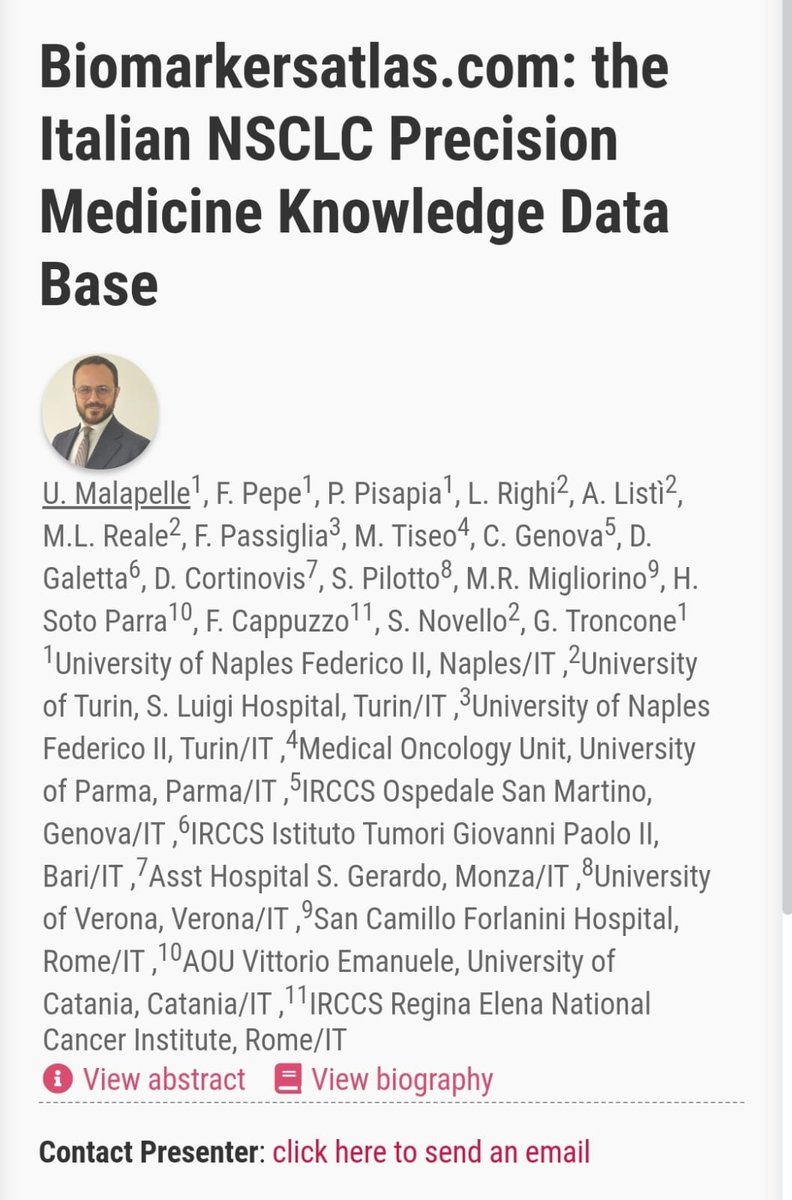 biomarkeratlas.com the Italian #NSCLC precision medicine knowledge database. #WCLC22 <a href="/UmbertoMalapel1/">Umberto Malapelle</a> <a href="/OncoAlert/">OncoAlert</a> <a href="/isliquidbiopsy/">International Society of Liquid Biopsy</a> <a href="/4oncommunity/">4oncommunity</a> <a href="/ABiomarkers/">Biomarkers Atlas</a>