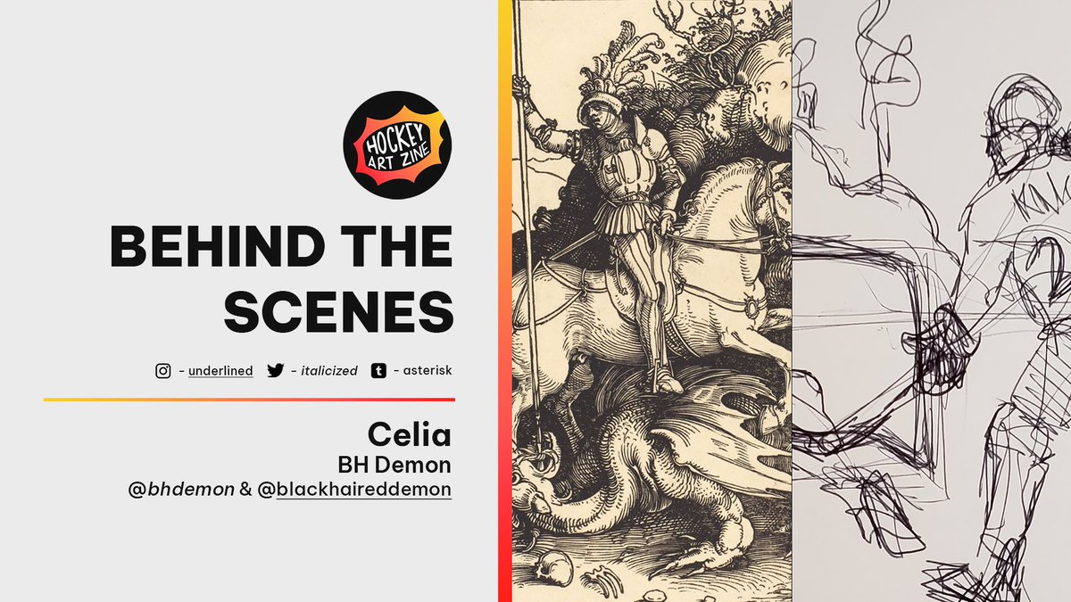 BEHIND THE SCENES ✨

Take a sneak peek and see what our artists have been up to behind the scenes! Here we’ve got a snippet from Celia.

Find out more about Volume 1 of the zine on our carrd. Link in bio.

#hockeyartzine #artistspotlight #hockeyart #hockey
